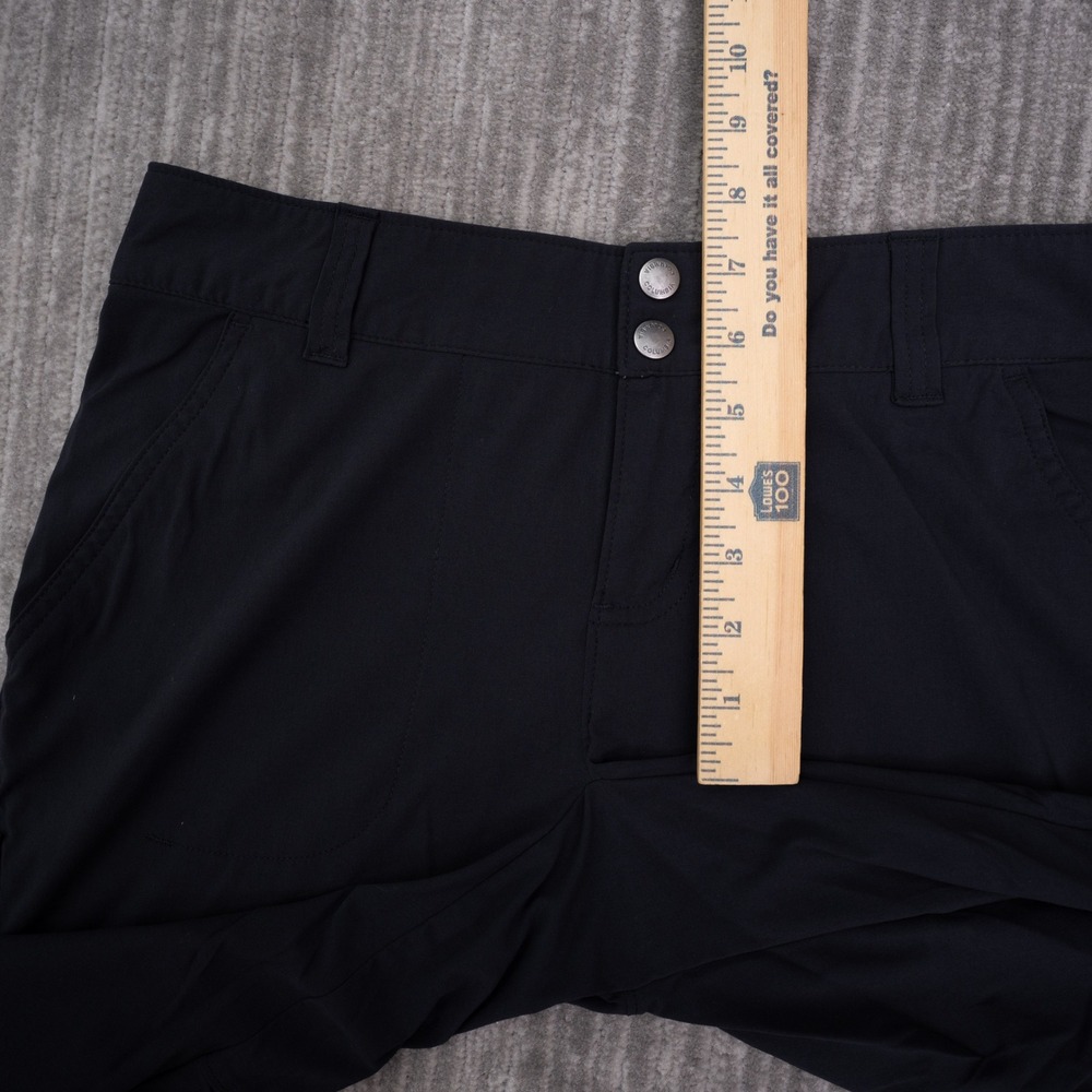 Columbia Capri Pants Womens 8 Black Excellent Omni-Shield Hiking Outdoor - Picture 5 of 9